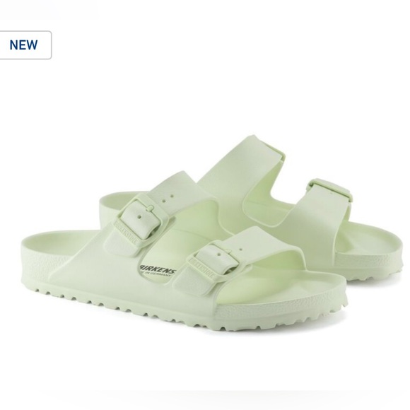NWT - BIRKENSTOCK - Arizona Essentials Eva Sandals - Faded Lime 🍋‍🟩 - Picture 6 of 16
